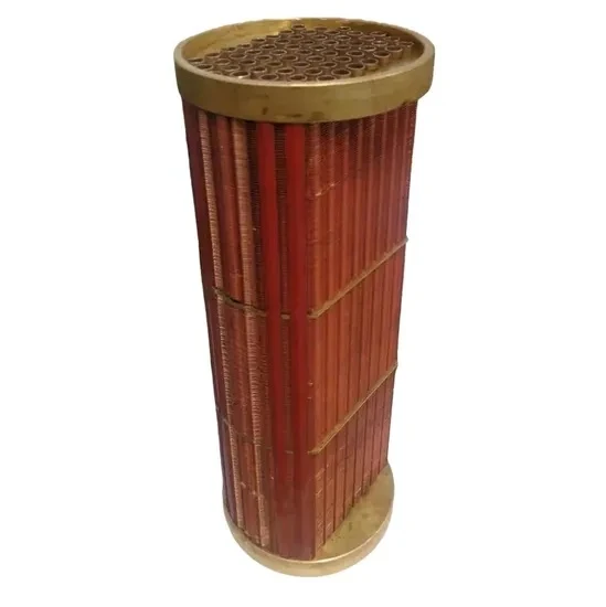 Copper Fin Marine Shell Core Intercooler Heat Exchanger high quality