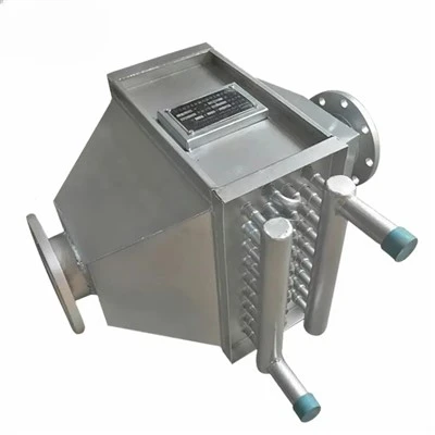 Gaz d'échappement industriel à air préchauffage de récupération de chaleur de déchet Unité de recuperation de chaleur en acier à carbone d'aluminium à alette d'échangeur de chaleur pour chaudière